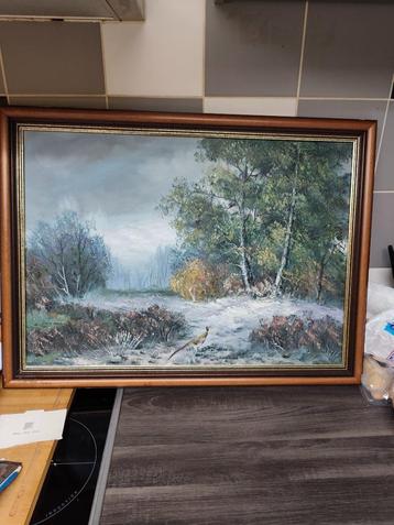 Prachtig schilderij op canvas  beschikbaar voor biedingen