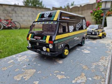 VW LT35 + GOLF GTi MK1 Groupe 2 - LIMITED 1/18 - PRIX : 279€ beschikbaar voor biedingen