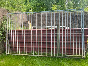 Paneel met deur honden kennel, Dieren en Toebehoren, Ophalen, Gebruikt, 110 cm of meer, 100 cm of meer