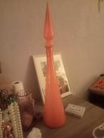 Grote roze opaline karaf+- uit 1950. c, Huis en Inrichting, Ophalen, Zo goed als nieuw