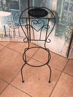 Mini chaise Welcome - pour pot de fleurs ou déco, Intérieur, Moins de 60 cm, Autres formes, Métal