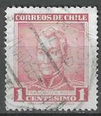 Chili 1960 - Yvert 281 - Generaal Pinto (ST), Timbres & Monnaies, Timbres | Amérique, Envoi, Affranchi
