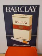 ancien carton publicitaire barclay 1982, Utilisé, Enlèvement ou Envoi, Panneau publicitaire