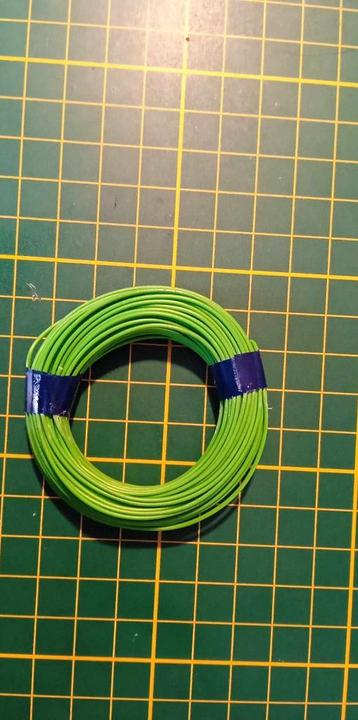 Viessmann groene kabel 0,14 x 10 m | Marklin Roco