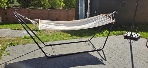 Hangmat met staander, Tuin en Terras, Hangmatten, Gebruikt, Eenpersoons, Met standaard, Binnen, Buiten, Ophalen
