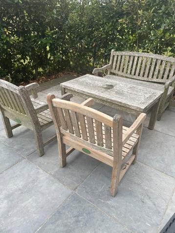 Kinder tuinset 4-delig teak beschikbaar voor biedingen