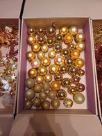 Gouden kerstballen 53 stuks decoratie in zeer goede staat, Diversen, Ophalen of Verzenden, Zo goed als nieuw