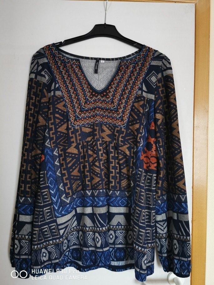 warm truitje met motieven - Paprika - maat 1, Vêtements | Femmes, Pulls & Gilets, Comme neuf, Autres couleurs, Envoi