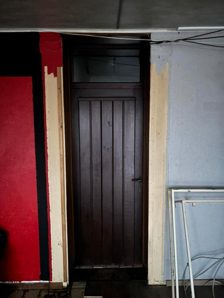 Volle deur - trapleuning - decoratiebalken/muur 9m - trapje, Doe-het-zelf en Bouw, Deuren en Vliegenramen, Gebruikt, Overige typen