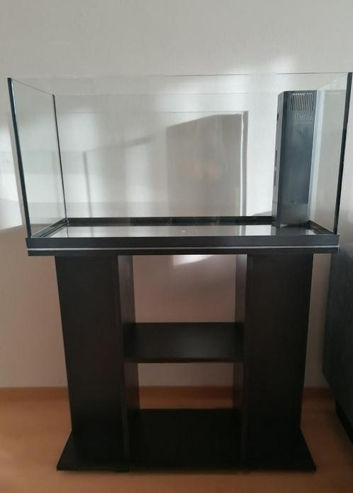 Aquarium Juwel 110 + kast en toebehoren, Dieren en Toebehoren, Vissen | Aquaria en Toebehoren, Gebruikt, Gevuld zoetwateraquarium