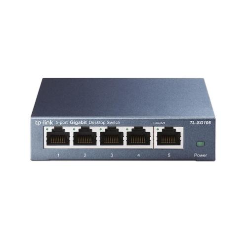 TP-Link 5Port Gigabit Desktop Switch TL-SG105, Computers en Software, Netwerk switches, Zo goed als nieuw, Ophalen of Verzenden