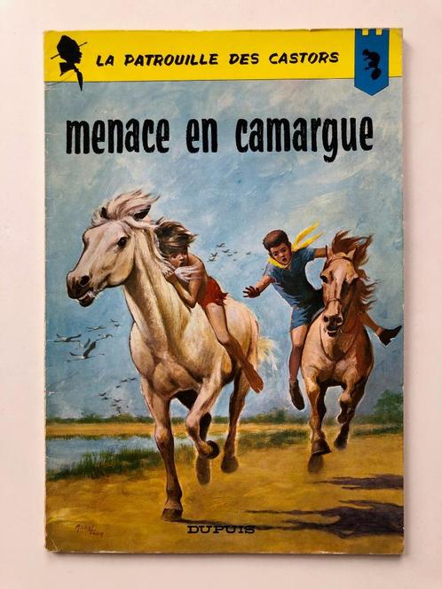 1965 EO Castors 12 - Menace en Camargue - Mitacq, Livres, BD, Utilisé, Une BD, Enlèvement ou Envoi
