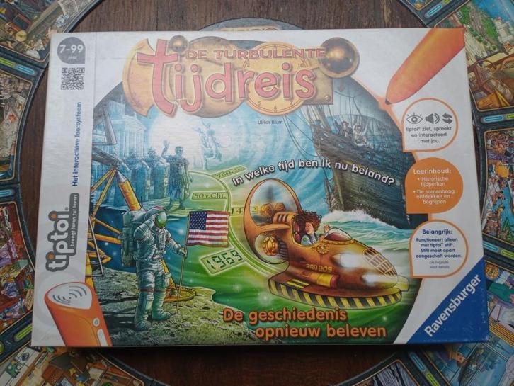 Tiptoi  De turbulente tijdreis.  Ravensburger 7-99 jaar, Kinderen en Baby's, Speelgoed | Educatief en Creatief, Zo goed als nieuw