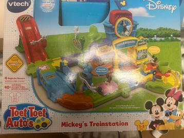 Vtech toet toet mickey’s treinstation, Enlèvement ou Envoi, Comme neuf