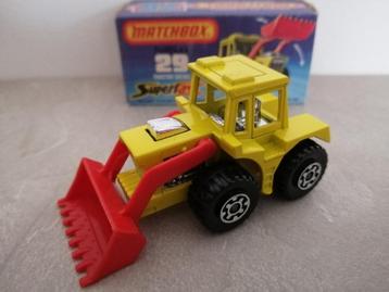 Pelle à tracteur Lesney Matchbox Superfast #29 en boîte 