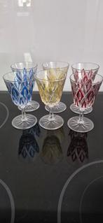 Vintage VMC Reims glazen Harlequin serie jaren 50/60, Ophalen