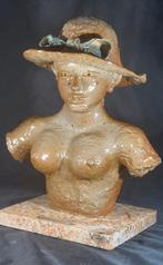 Groot (34 cm) keramisch sculptuur Stefaan Ponette, Antiek en Kunst, Ophalen of Verzenden