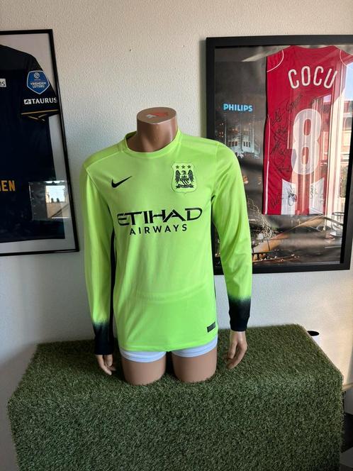 Manchester City uitshirt 2015-2016, Sport en Fitness, Voetbal, Zo goed als nieuw, Shirt, Maat S, Verzenden