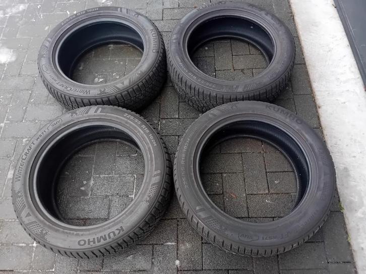 Winterbanden (4x) Kumho Wintercraft 225 55 R18 102H 5&7mm ❄️, Autos : Divers, Pièces de sport automobile, Utilisé, Enlèvement