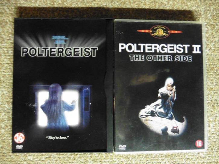 Poltergeist (1982) + Poltergeist II (1986), Cd's en Dvd's, Dvd's | Klassiekers, Zo goed als nieuw, 1980 tot heden, Vanaf 16 jaar