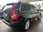 Volvo XC90 SUMMUM 2.4D 185CH 7PLACES 1ÈRE MAIN CARNET D'ENT, Auto's, XC90, Gebruikt, Zwart, Leder
