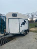 paardenvan/trailer 2 paarden, Enlèvement, Utilisé, Autres matériaux, Remorque 2 chevaux