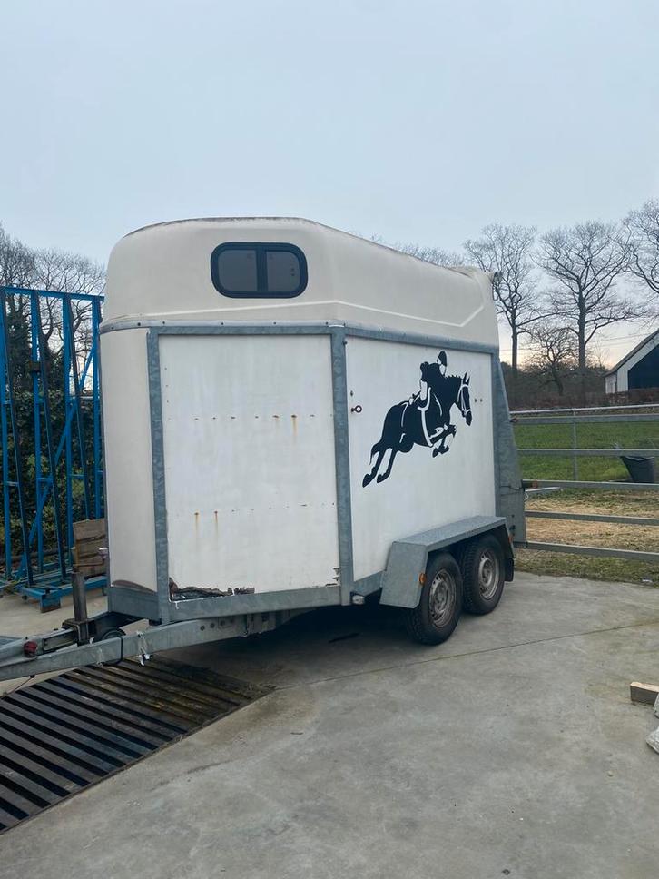 paardenvan/trailer 2 paarden, Animaux & Accessoires, Chevaux & Poneys | Semi-remorques & Remorques, Utilisé, Remorque 2 chevaux