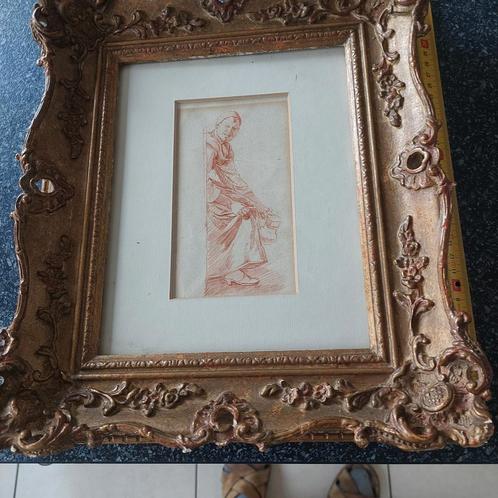 Dessin à la craie rouge de Jan Jozef Horemans 1682-1759 a.f., Antiquités & Art, Art | Autres Art, Enlèvement