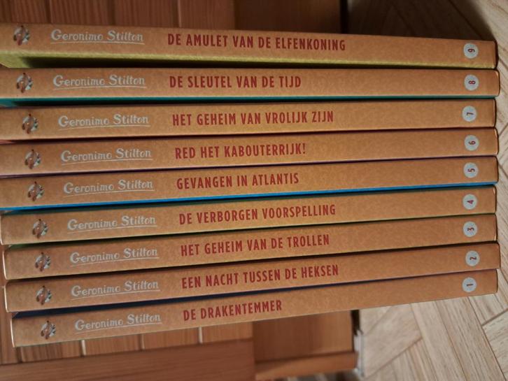 Geronimo Stilton - De reeks: avonturen in Fantasia (9boeken), Boeken, Kinderboeken | Jeugd | onder 10 jaar, Zo goed als nieuw