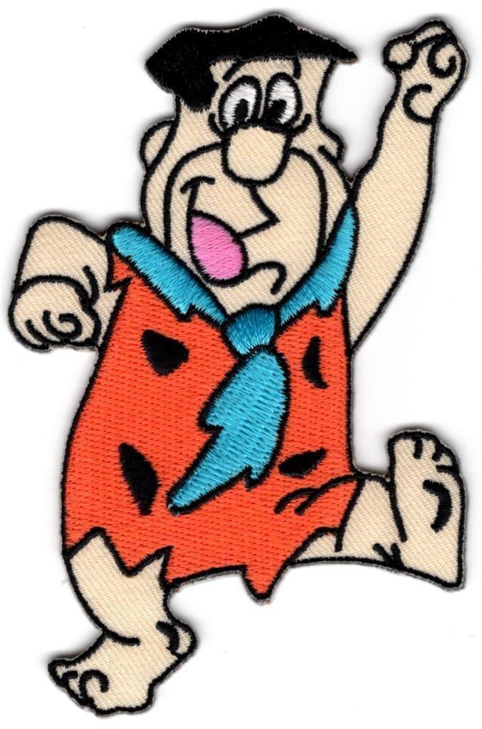 Fred Flintstone stoffen opstrijk patch embleem #2, Verzamelen, Kleding en Patronen, Nieuw, Verzenden