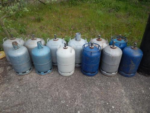 diverses bouteilles de gaz vides, Caravanes & Camping, Accessoires de camping, Utilisé, Enlèvement