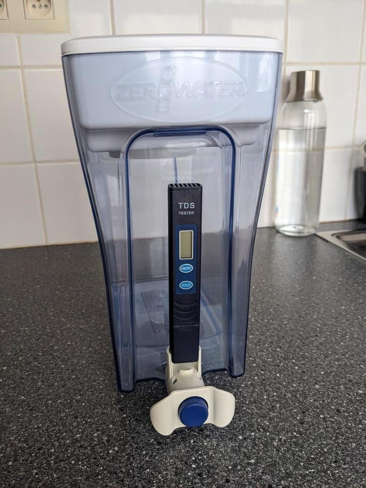 Waterfilter Zerowater 4,7 liter, Huis en Inrichting, Keuken | Keukenbenodigdheden, Zo goed als nieuw, Ophalen of Verzenden