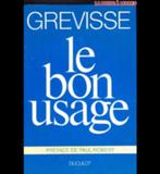 NEUF DICTIONNAIRE le bon usage de GREVISSE, Livres, Enlèvement ou Envoi, Neuf, Non-fiction