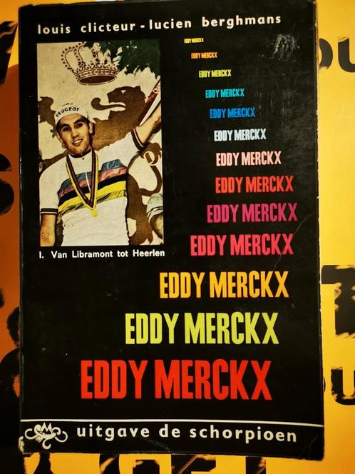 Eddy Merck boek 1967 goed bewaard uit verzameling, Livres, Livres de sport, Utilisé, Course à pied et Cyclisme, Enlèvement ou Envoi