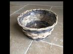 Panier bois tressé, Maison & Meubles, Accessoires pour la Maison | Plataux & Paniers, Enlèvement, Comme neuf, Bois, Panier