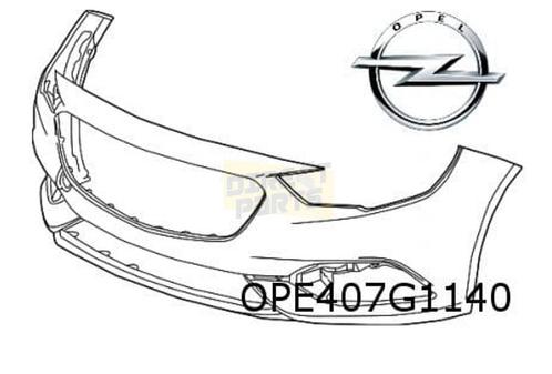 Opel Insignia B (6/17-) voorbumper (bij ParkAssist UFQ) (te, Auto-onderdelen, Carrosserie, Bumper, Opel, Voor, Nieuw, Ophalen of Verzenden