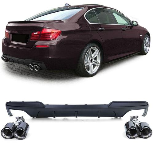 Uitlaat Sierstuk Carbon Diffuser BMW 5-Serie F10 F11 M Pakke, Auto diversen, Tuning en Styling, Verzenden