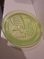 Schotel Annagroen uranium glas, Antiek en Kunst, Ophalen