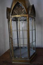 GROTE Lantaarn XXXXL kerktoren metaal -glas 30x 92 cm !!, Ophalen of Verzenden