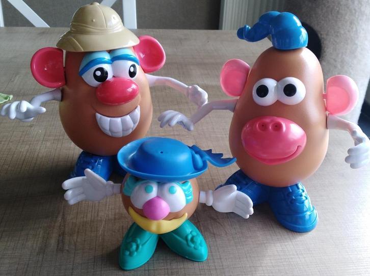 3 x Mr. Potato Head, Verzamelen, Poppetjes en Figuurtjes, Gebruikt, Ophalen of Verzenden