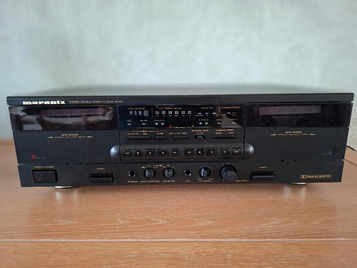 Marantz SD415 stereodeck met twee cassettes, Audio, Tv en Foto, Cassettedecks, Dubbel, Marantz, Auto-reverse, High speed dubbing