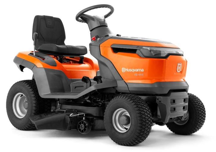 Husqvarna TS114 zitmaaier, Tuin en Terras, Zitmaaiers, Gebruikt, 90 tot 120 cm, Elektrische starter, Versnellingen, Ophalen