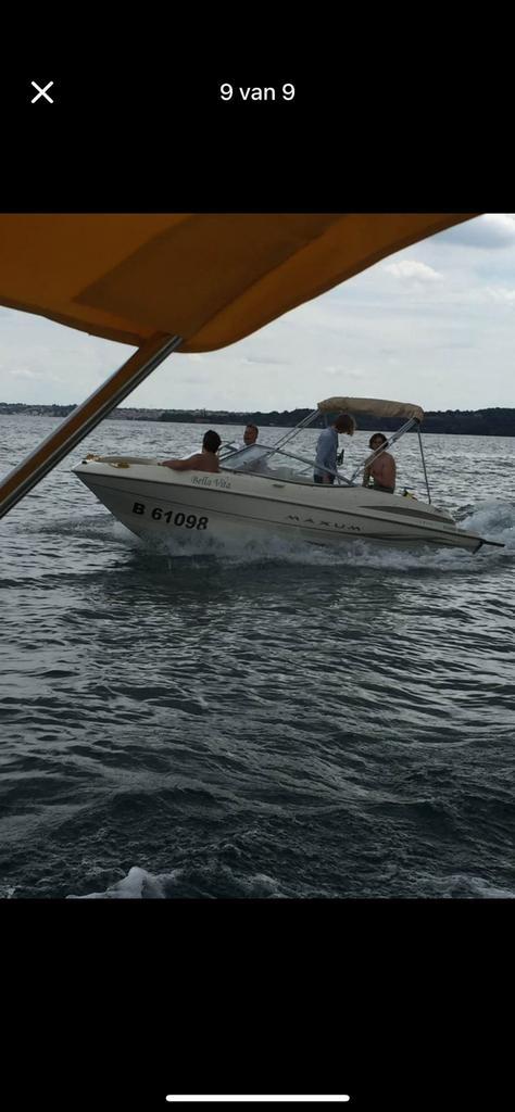Maxum 1800sr Te koop, Watersport en Boten, Speedboten, Gebruikt, 6 meter of meer, Benzine, 120 tot 200 pk, Polyester, Binnenboordmotor
