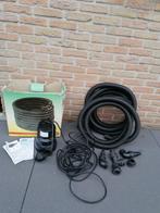 Dompelpomp met vlotter en afvoerdarm+allerlei koppelingen, Ophalen, Zo goed als nieuw, Dompelpomp