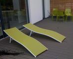 2 transat / chaise longue design, Tuin en Terras, Ligbedden, Gebruikt