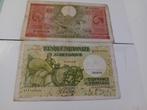 100fr of 20 belgas 1943& 50fr of 10 belgas 1938, Postzegels en Munten, Bankbiljetten | België, Ophalen of Verzenden