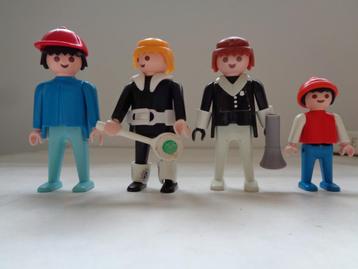 4 mannekes van play mobile, Enlèvement ou Envoi, Comme neuf, Playmobil en vrac