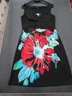 jurk nieuw Vila Joy medium zwart met motief bloem, Vila Joy, Enlèvement ou Envoi, Neuf, Noir