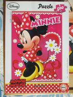puzzel minnie mouse 500, Ophalen of Verzenden, 500 t/m 1500 stukjes, Zo goed als nieuw, Legpuzzel