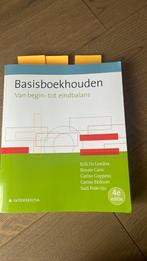 Basisboekhouden begin tot eindbalans, Boeken, Economie, Management en Marketing, Gelezen, Renate Caen; Erik De Lembre, Ophalen of Verzenden